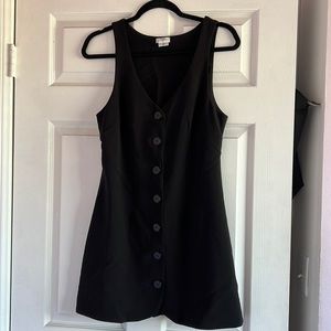 Black mini dress